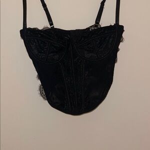 PacSun L.A. Hearts Black Lace Bustier